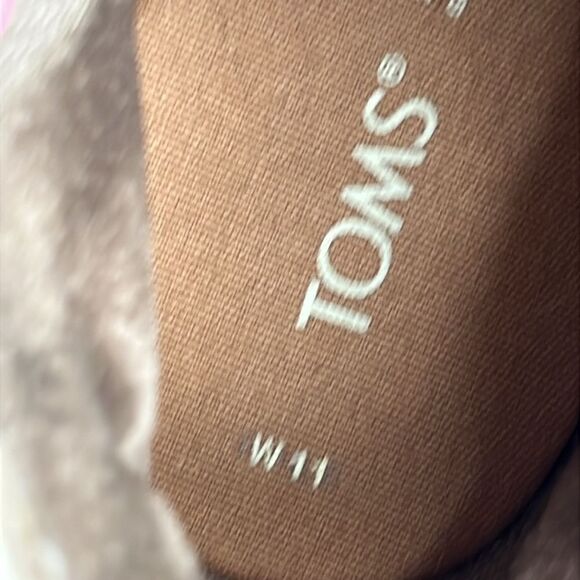 TOMS Women's Kelsey Wedge Bootie Tan Wedge Bootie Size 11 - Picture 9 of 9